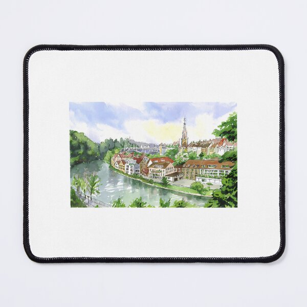 Artikelvorschau, Stadtbild von Bern, Schweiz. entworfen und verkauft von WalkingInNa.