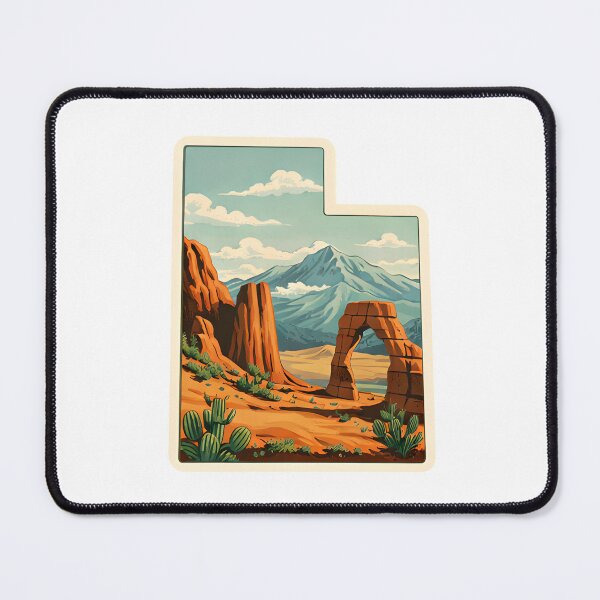 Item preview, Utah State Flag Watercolor designed and sold by ChemicalXShop.