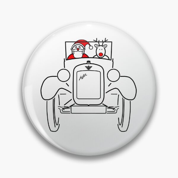 Item preview, Austin Seven vintage British car Christmas special edition designed and sold by soitwouldseem.