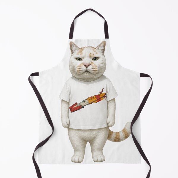 Item preview, Cat Wearing Yukikaze Space Destroyer Tee designed and sold by Komatoya.