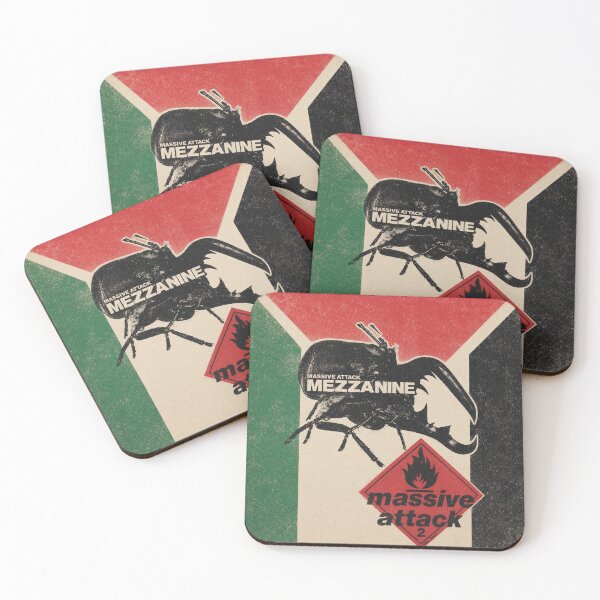 Item preview, Massive Attack Support Fan Artwork Individual Attatck Dots art designed and sold by moodboardzz.