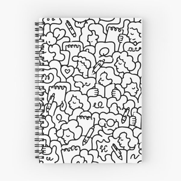 Item preview, Monochrome Sketchbook (Analog x Doodle) designed and sold by Thai Vibe Studio.