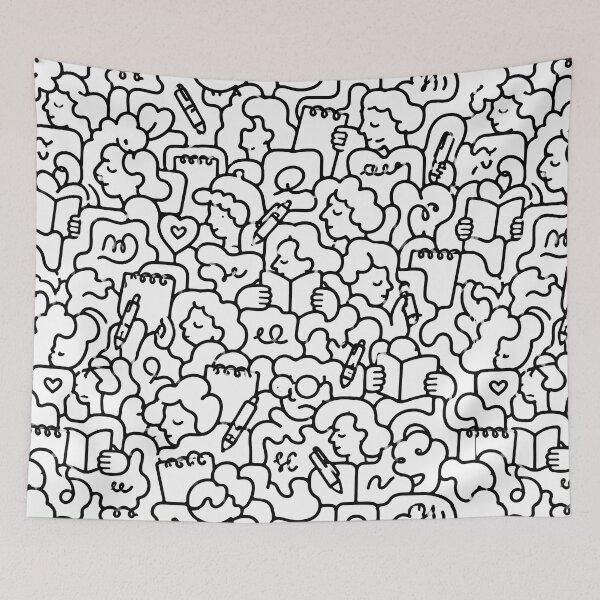 Item preview, Monochrome Sketchbook (Analog x Doodle) designed and sold by Thai Vibe Studio.