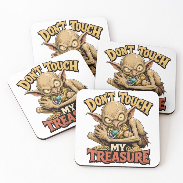 Item preview, Don't Touch My Treasure – Funny Fantasy Cave Creature designed and sold by Cavalier-org.