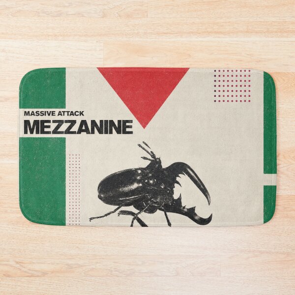 Item preview, Massive Attack Support Fan Artwork Individual Attatck Flag Insect Black designed and sold by moodboardzz.
