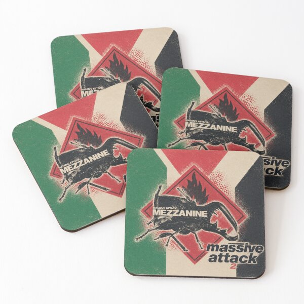 Item preview, Copy of Massive Attack Support Fan Artwork Individual Attatck Flagss designed and sold by moodboardzz.