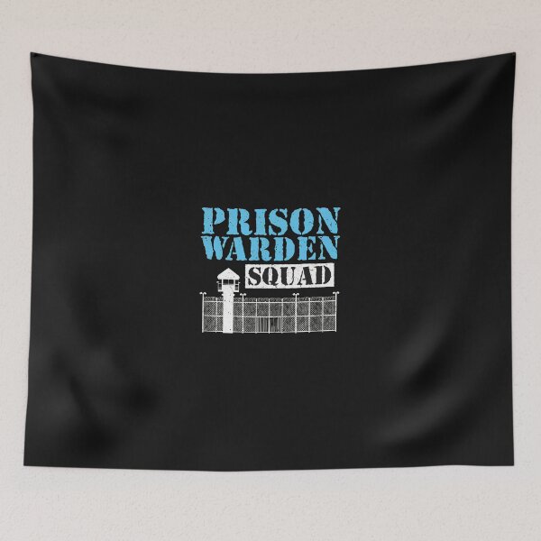Item preview, Prison Warden Squad Guard Tower Fence Graphic designed and sold by klasenbee.