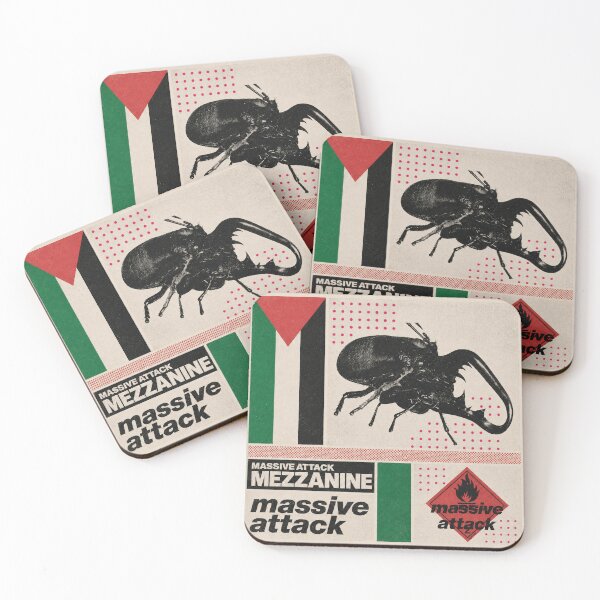 Item preview, Massive Attack Support Fan Artwork Individual Attatck Punk Art Music designed and sold by moodboardzz.