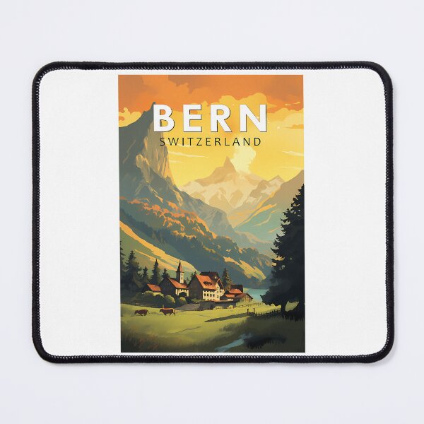Item preview, Bern Switzerland Travel Art Vintage designed and sold by WalkingInNa.