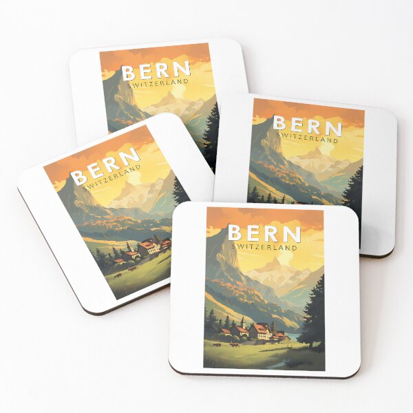 Item preview, Bern Switzerland Travel Art Vintage designed and sold by WalkingInNa.
