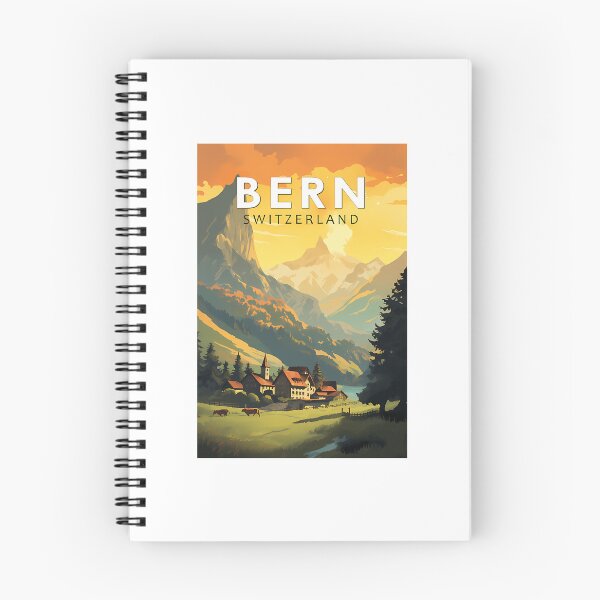 Item preview, Bern Switzerland Travel Art Vintage designed and sold by WalkingInNa.