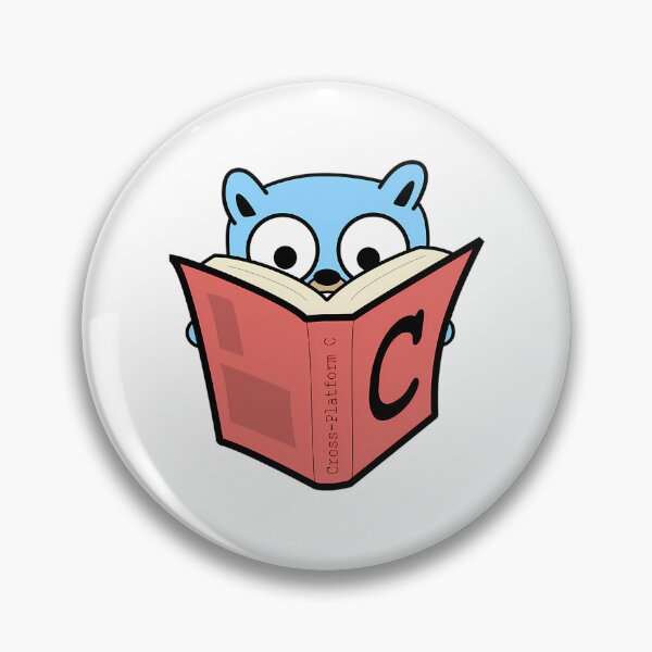 Artikelvorschau, Go C Go Gopher mit C Buch (Marineblau) entworfen und verkauft von EmosGiftd.