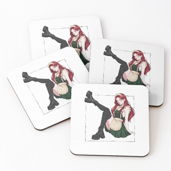 Artikelvorschau, Alternatives Gothic rothaariges Maid Plateau Stiefel Anime entworfen und verkauft von OH-MY-GOTH.