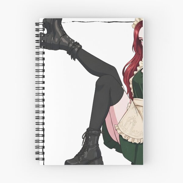 Item preview, Alternative Gothic redhead maid platform boots anime designed and sold by OH-MY-GOTH.