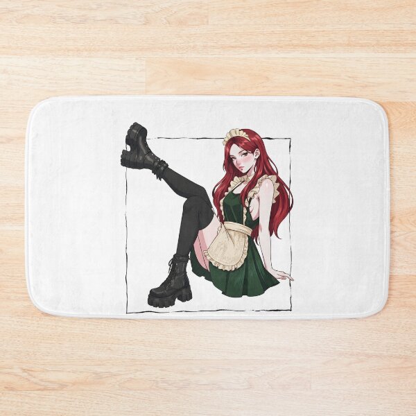 Item preview, Alternative Gothic redhead maid platform boots anime designed and sold by OH-MY-GOTH.
