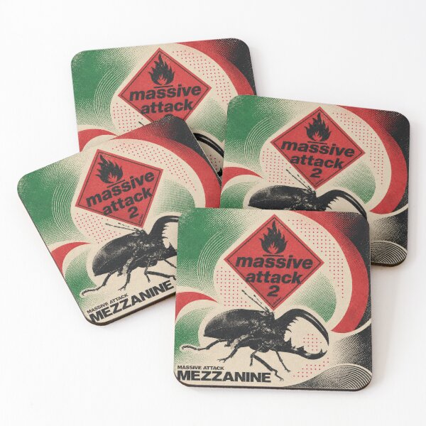 Item preview, Best Massive Attack Support Fan Artwork Individual Attatck designed and sold by moodboardzz.