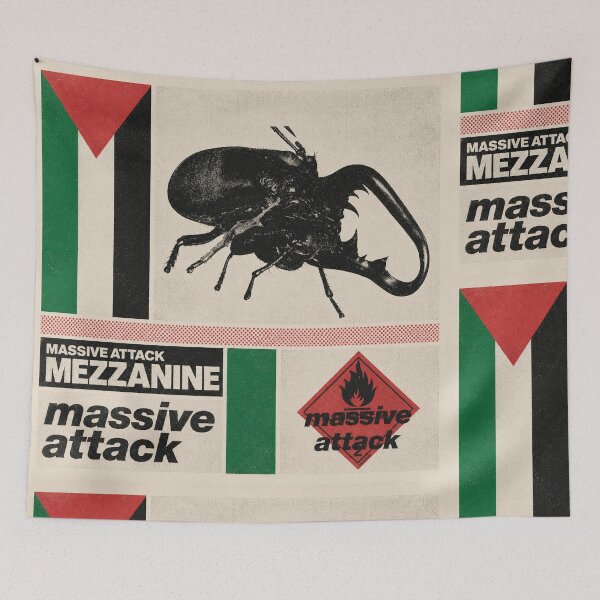 Item preview, Mezzanine Massive Attack Support Fan Artwork Individual Attatck designed and sold by moodboardzz.