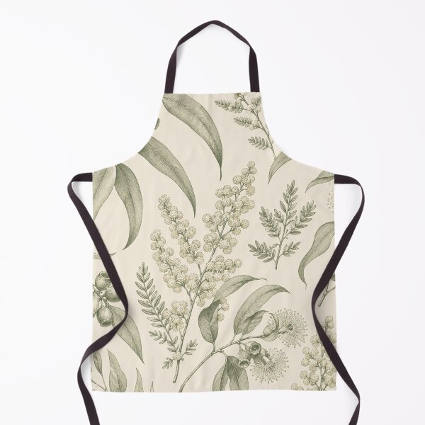 Item preview, Wattle Eucalyptus Pillow Cover Vintage Australian Native Gum Leaf Spring Cushion designed and sold by Yellowriversss.