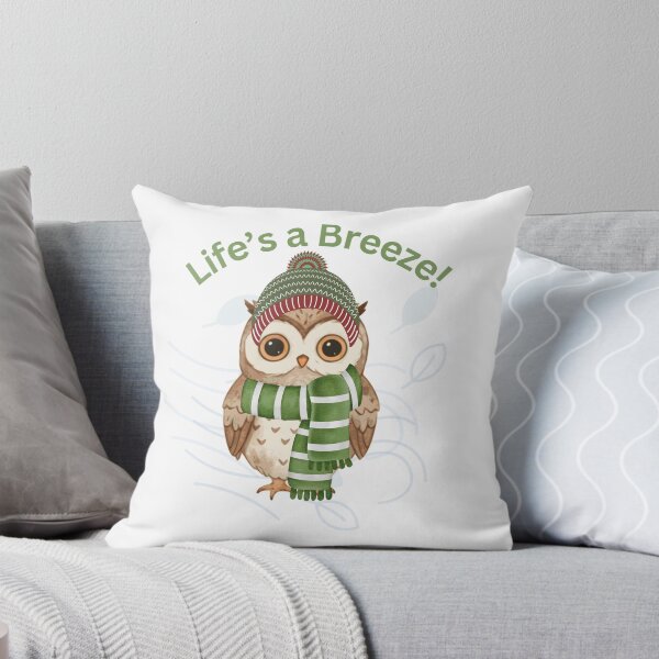 Item preview, Life's a Breeze - Owl Design T Shirt & Accessories designed and sold by soprinted.