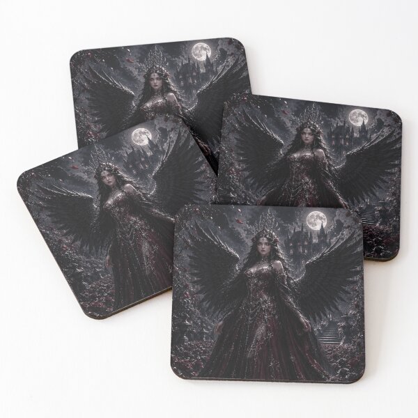 Item preview, Queen of the Black Roses – Gothic Angel of the Night designed and sold by i-corp.