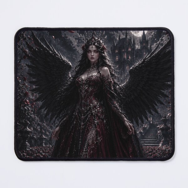 Item preview, Queen of the Black Roses – Gothic Angel of the Night designed and sold by i-corp.
