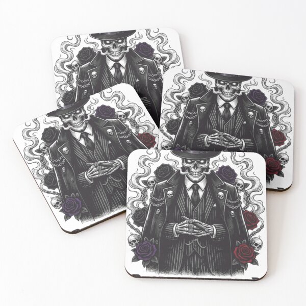 Item preview, Respect the Dead Gothic Skull Mafia designed and sold by Ghost Of Chill.