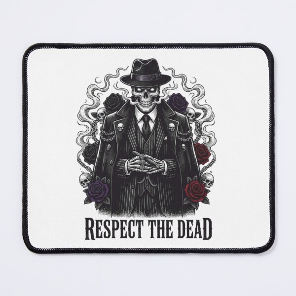 Item preview, Respect the Dead Gothic Skull Mafia designed and sold by Ghost Of Chill.
