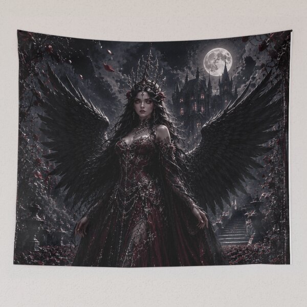 Item preview, Queen of the Black Roses – Gothic Angel of the Night designed and sold by i-corp.