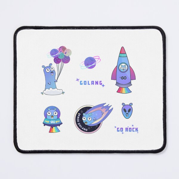 Item preview, Golang Gopher Like Aliens designed and sold by EmosGiftd.