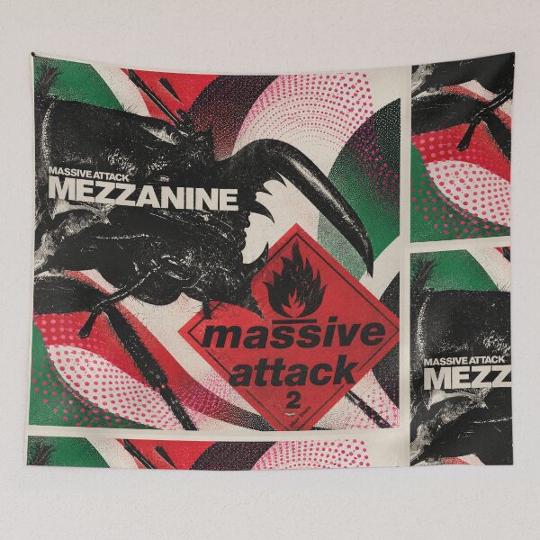 Item preview, Bristol Massive Attack Support Fan Artwork Individual Attatck designed and sold by moodboardzz.