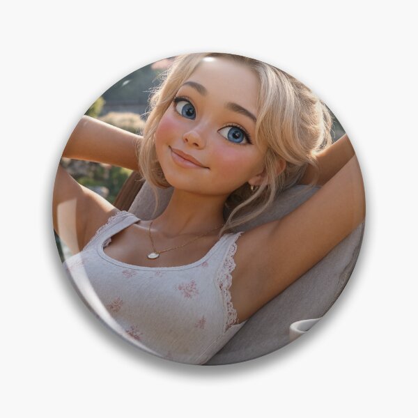 Item preview,  Cute blonde girl reclining with a cup of coffee designed and sold by Vintage Designs +.