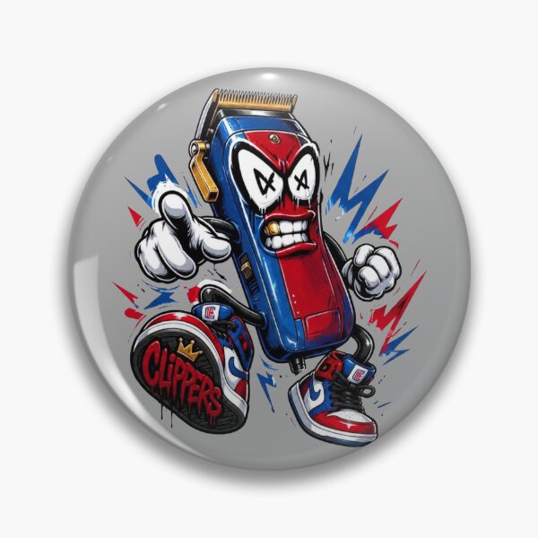 Item preview, Streetwear Barber Clipper Shoe Mascot Art designed and sold by Barber MD Culture.