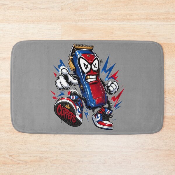 Item preview, Streetwear Barber Clipper Shoe Mascot Art designed and sold by Barber MD Culture.