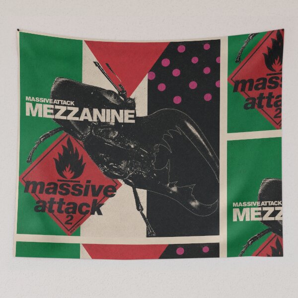 Item preview, Fan art Massive Attack Support Fan Artwork Individual Attatck designed and sold by moodboardzz.