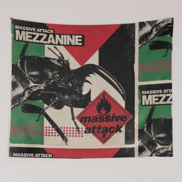 Item preview, UK Massive Attack Support Fan Artwork Individual Attatck designed and sold by moodboardzz.