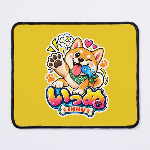 Item preview, Innu – Cute Japanese Shiba Dog Pop Art Sticker designed and sold by OddGarage.