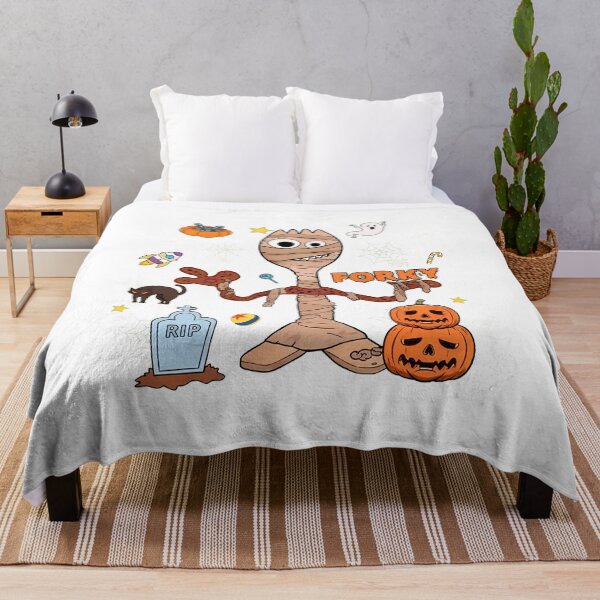 Item preview, Spooky Halloween Mummy Forky Cartoon with Cute Creepy Charm designed and sold by IsabelHaw64061.