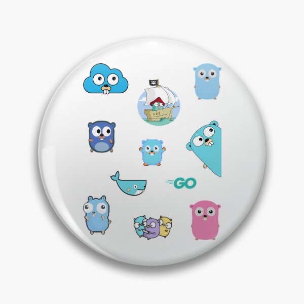 Item preview, Golang Gopher Sticker Pack Variety Pack  designed and sold by EmosGiftd.