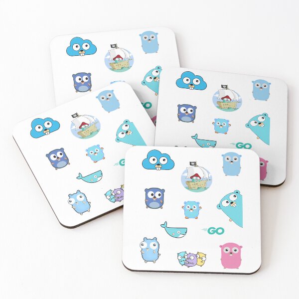 Item preview, Golang Gopher Sticker Pack Variety Pack  designed and sold by EmosGiftd.