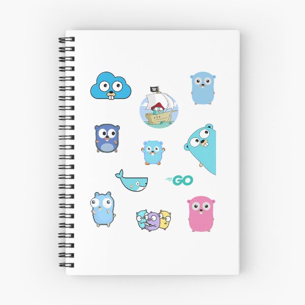 Item preview, Golang Gopher Sticker Pack Variety Pack  designed and sold by EmosGiftd.