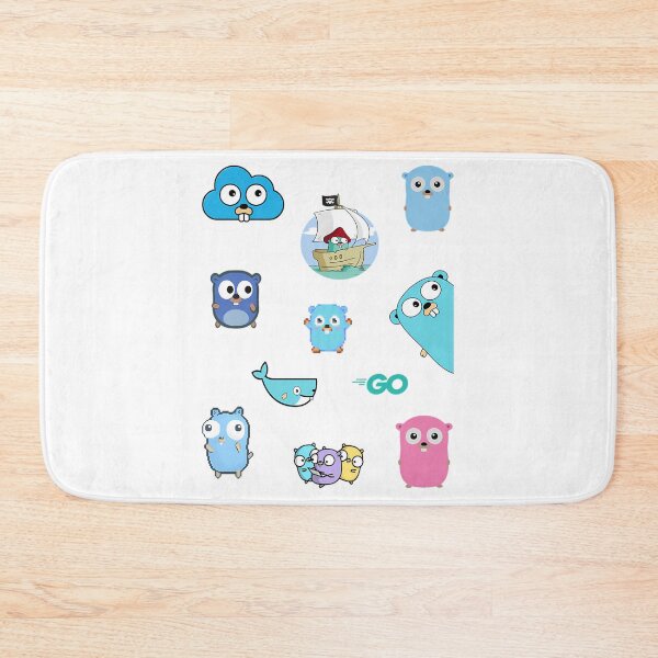 Item preview, Golang Gopher Sticker Pack Variety Pack  designed and sold by EmosGiftd.