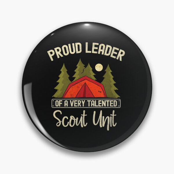 Item preview, Proud Leader Scout Unit Camping Tent Trees Moon designed and sold by kazeckmynea.