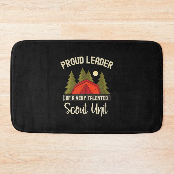 Item preview, Proud Leader Scout Unit Camping Tent Trees Moon designed and sold by kazeckmynea.