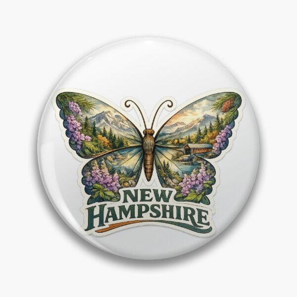 Item preview, New Hampshire State Soul Butterfly designed and sold by Whimspired By Paxx.