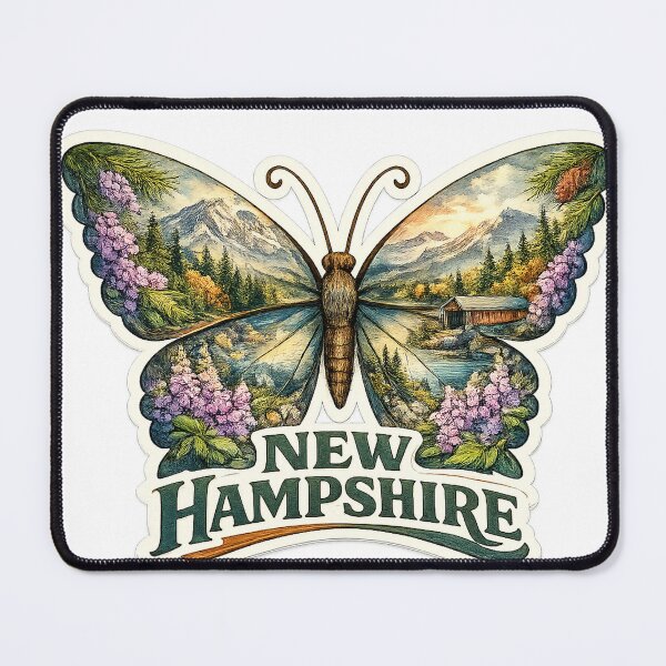 Item preview, New Hampshire State Soul Butterfly designed and sold by Whimspired By Paxx.
