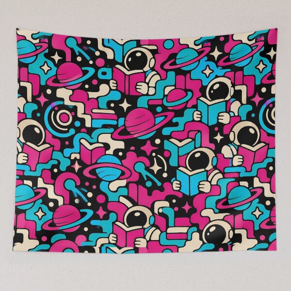 Item preview, Sci-Fi Reader Orbit (Cosmic x Bookish) designed and sold by Thai Vibe Studio.