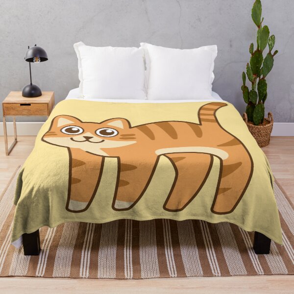 Item preview, The orange tabby cat is standing and smiling adorably. designed and sold by thailerd.