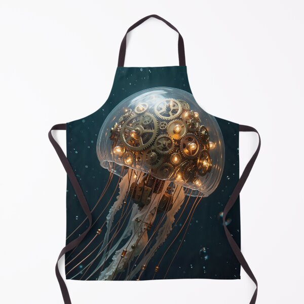 Item preview, The Mechanical Jellyfish - Steampunk Relic from the Depths designed and sold by VoidVeilStudio.