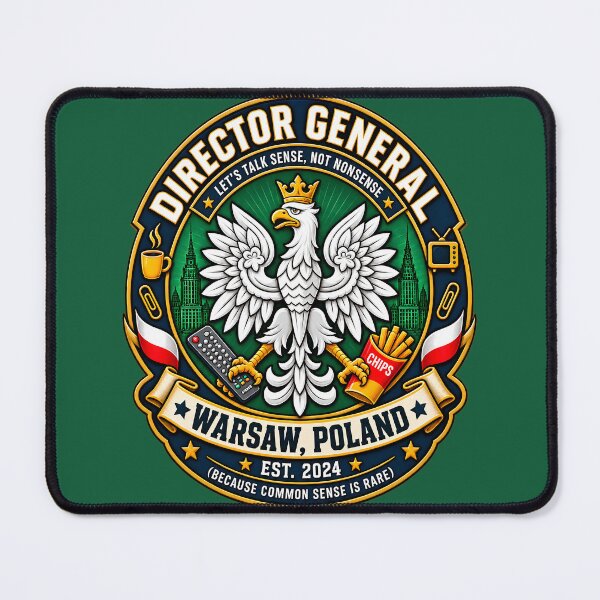 Item preview, Director General Warsaw Poland Crest Emblem designed and sold by FABIOLA1970.