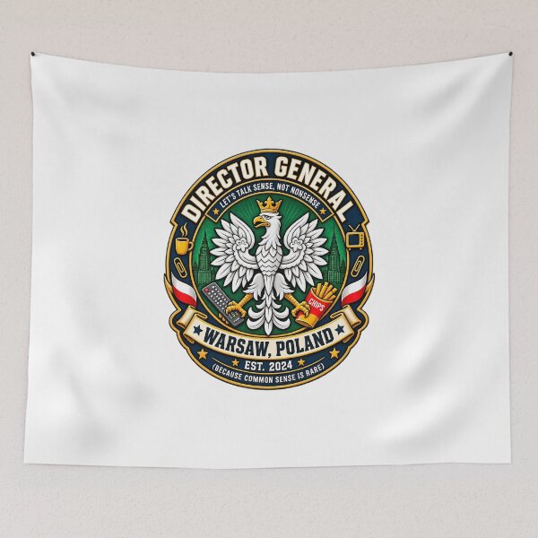 Item preview, Director General Warsaw Poland Crest Emblem designed and sold by FABIOLA1970.